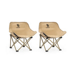 Folding Carbon Steel Camping Chair - Adult & Kids Sizes