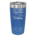 Camping 20 oz Tumbler | Royal Blue