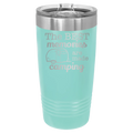 Camping 20 oz Tumbler | Teal
