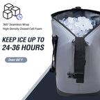 37QT Seamless Insulated Fish Cooler Bag