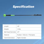 40 Inch Golf Swing Trainer Aid with Weighted Head for Grip Rhythm Balance