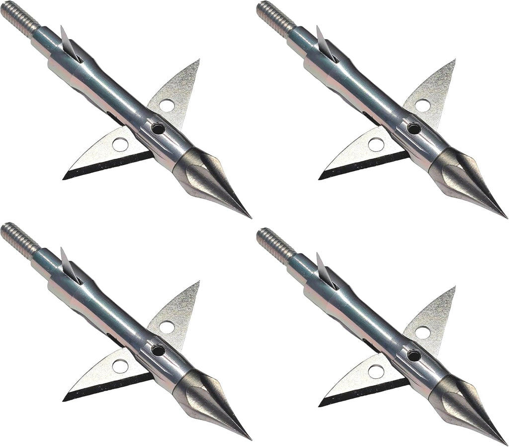 ZEUS BROADHEADS (4 PACK)-COMES WITH BOTH 100/125 GR TIPS