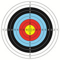 New 30pcs 40*40 cm Archery Shooting Target Paper Bow Hunting Archery Kit Standard Full Ring Single Spot Shooting Training Paper