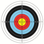 New 30pcs 40*40 cm Archery Shooting Target Paper Bow Hunting Archery Kit Standard Full Ring Single Spot Shooting Training Paper