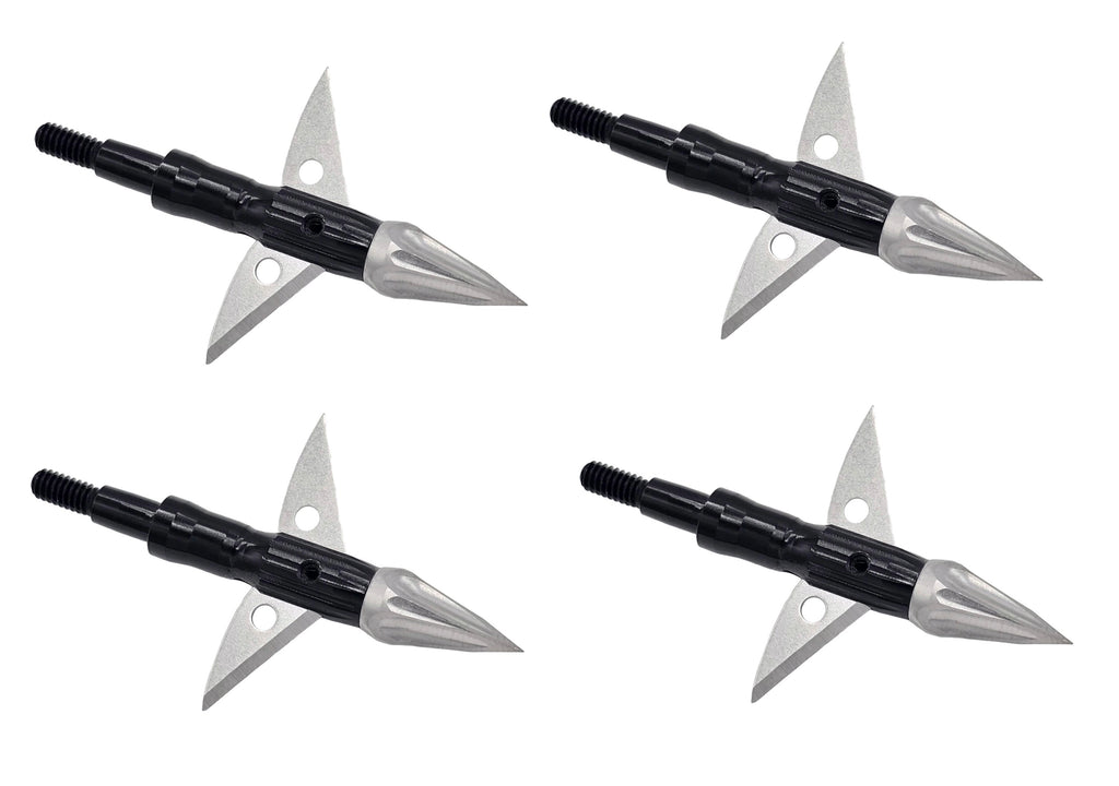 ZEUS APOLLO BROADHEADS (4 PACK)-COMES WITH BOTH 100/125 GR TIPS