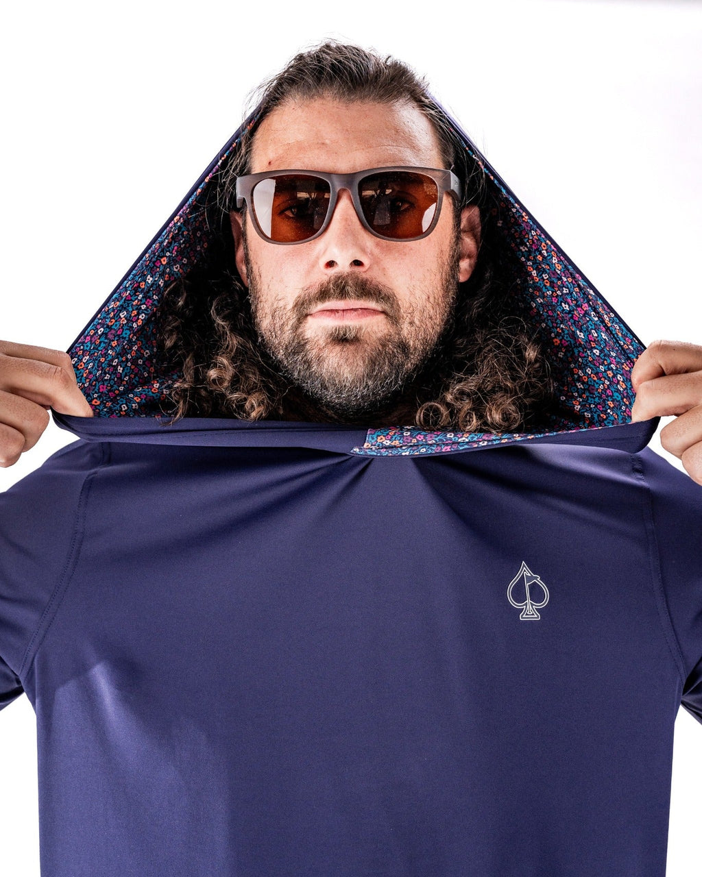 Performance Golf Hoodie - Lavender Flower Power