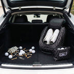 Premium Golf Shoe Bag – Vented Synthetic Leather Shoe Storage