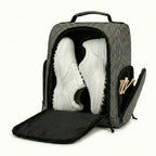 Premium Golf Shoe Bag – Vented Synthetic Leather Shoe Storage