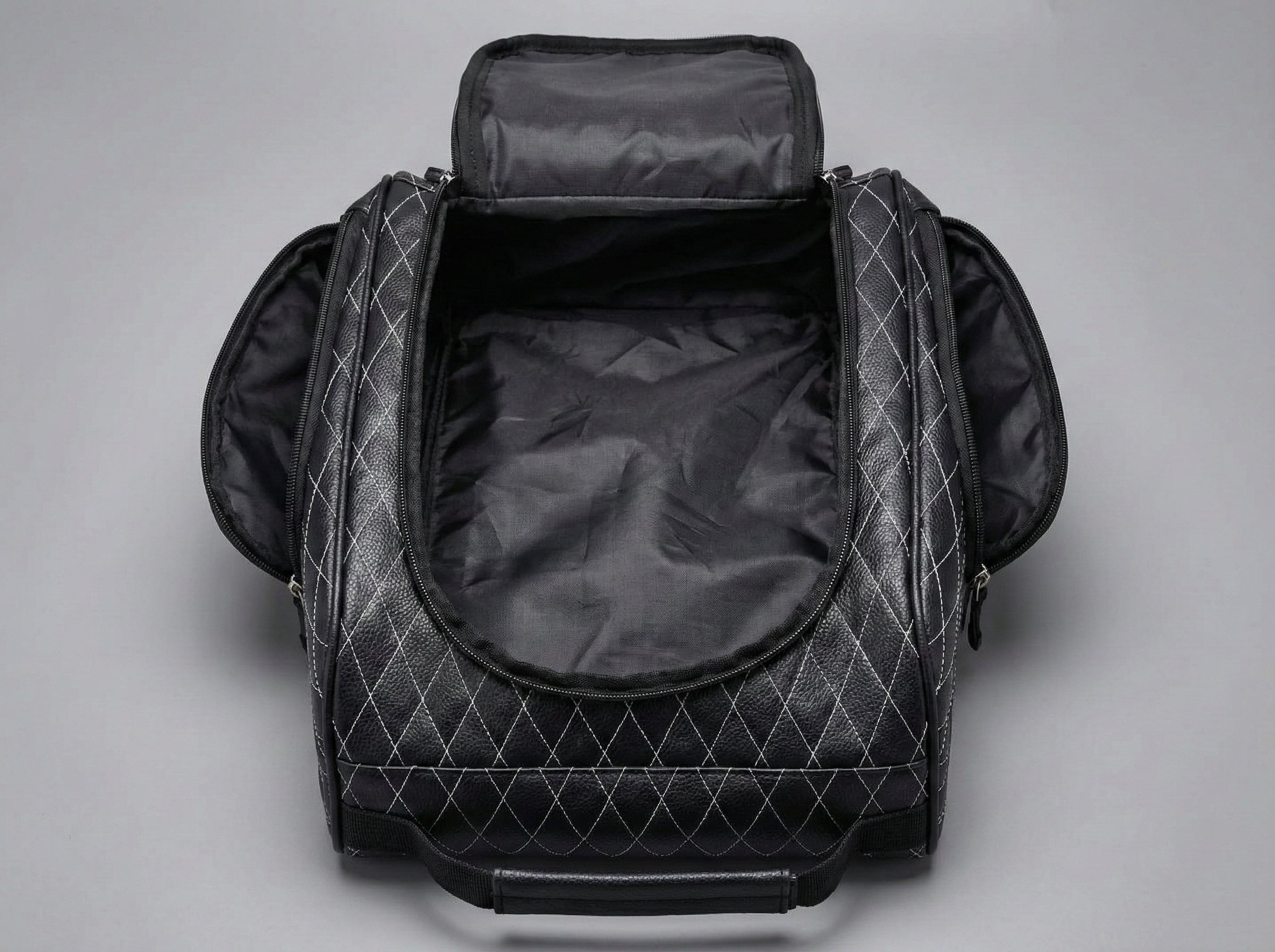 Premium Golf Shoe Bag – Vented Synthetic Leather Shoe Storage