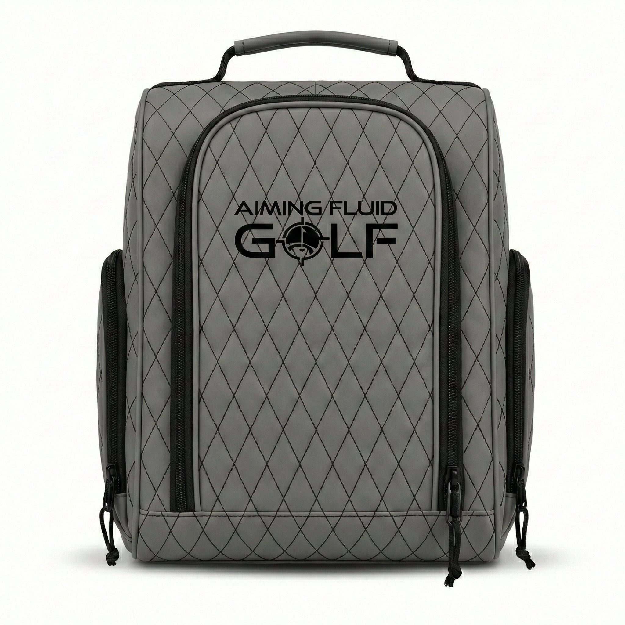 Premium Golf Shoe Bag – Vented Synthetic Leather Shoe Storage